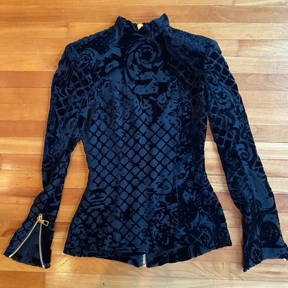 Balmain x H&M Black top size 32 XS - Picture 2 of 8